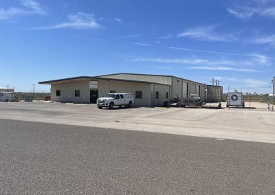 Exterior of commercial building