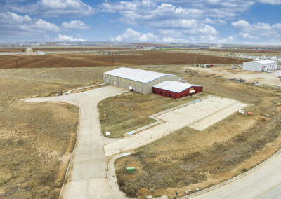 Exterior of industrial building